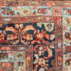 05790 Semi-Antique Persian Bijar Red Blue Green 11-5x18-8 | Manoukian Rugs™ corner