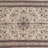 06259 Keshan Indian White & Blue 10-2x14 | Manoukian Rugs™