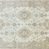 SS100520T137 Peshawar Afghan White Gray Beige 4-2x6 | Manoukian Rugs™